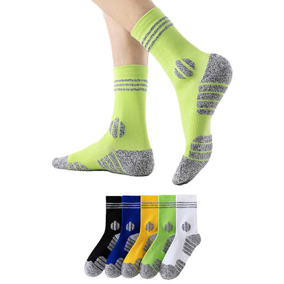 Chaussettes de compression épaisses et rembourrées grande taille (5 paires) - image 0