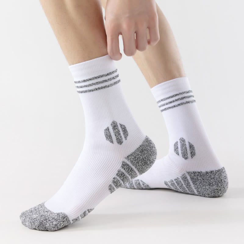 Chaussettes de compression épaisses et rembourrées grande taille (5 paires) - image 1