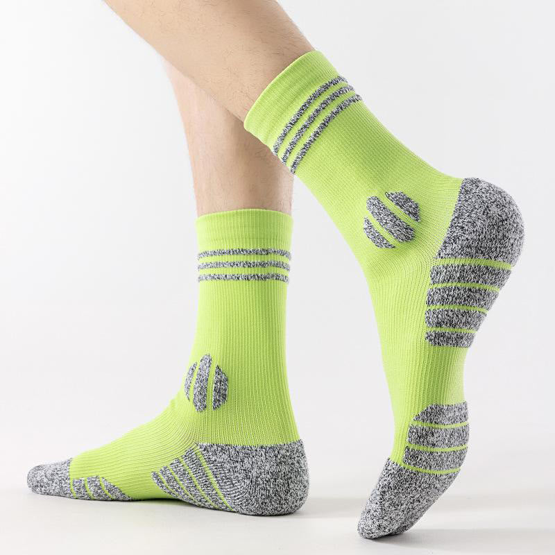 Chaussettes de compression épaisses et rembourrées grande taille (5 paires) - image 4