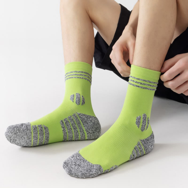 Chaussettes de compression épaisses et rembourrées grande taille (5 paires) - image 7