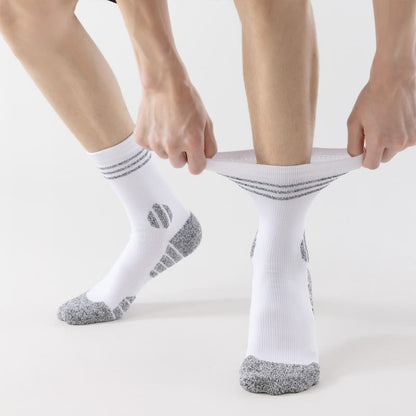 Chaussettes de compression épaisses et rembourrées grande taille (5 paires) - image 2
