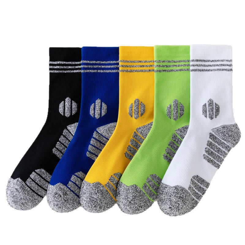 Chaussettes de compression épaisses et rembourrées grande taille (5 paires) - Multicolore - EU39-45(US6-11) - image 13