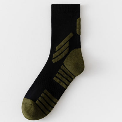 Chaussettes de compression quart de cercle pour basketball grandes tailles (5 paires) - Noir - EU39-45(US6-11) - image 7
