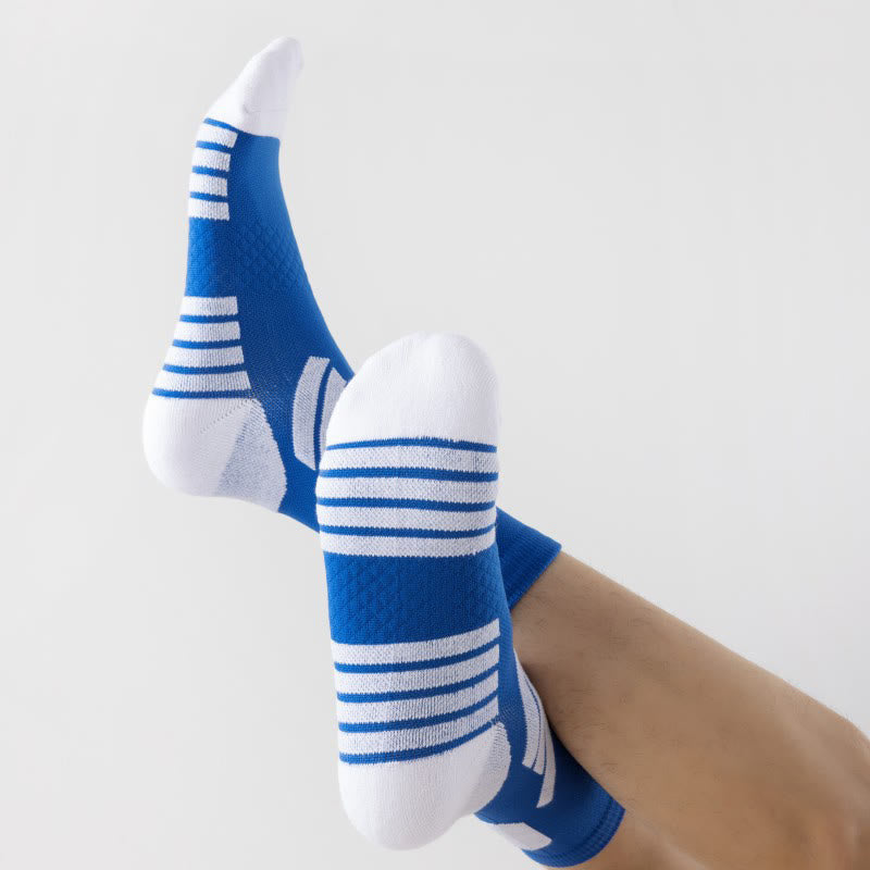 Chaussettes de compression quart de cercle pour basketball grandes tailles (5 paires) - image 6