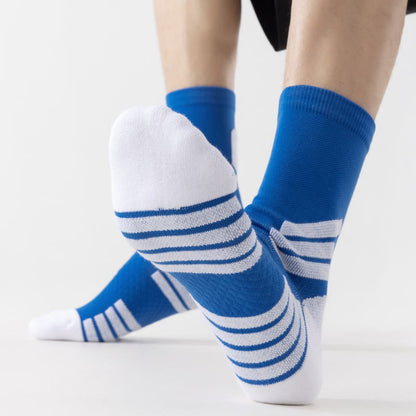 Chaussettes de compression quart de cercle pour basketball grandes tailles (5 paires) - image 5