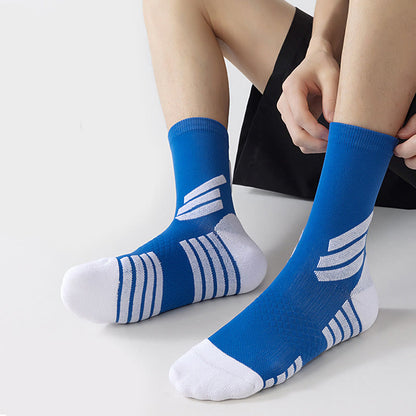 Chaussettes de compression Plusock Plus Size Basketball Quarter (5 paires) - image 3