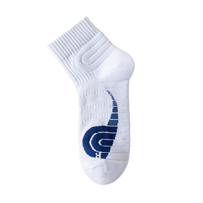 Chaussettes de compression de tennis grandes tailles pour chevilles (3 paires) - Bleu marine - EU38-44(US5-10) - image 11