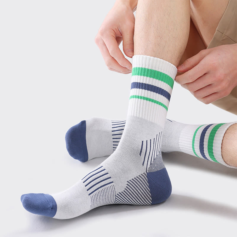 Chaussettes de compression Plusock Grande Taille à bord-côte (5 paires) - image 8