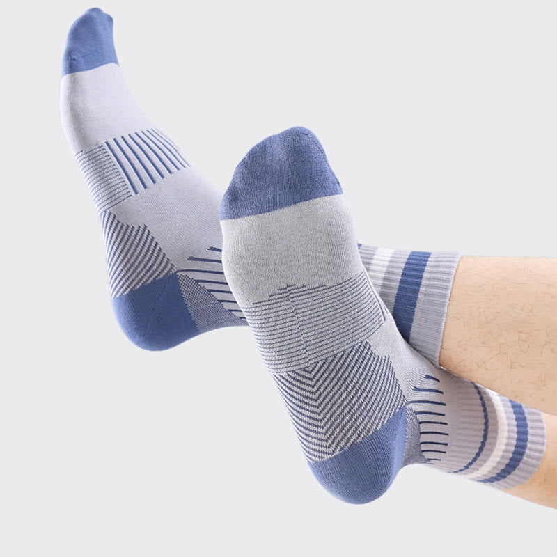 Chaussettes de compression Plusock Grande Taille à bord-côte (5 paires) - image 6