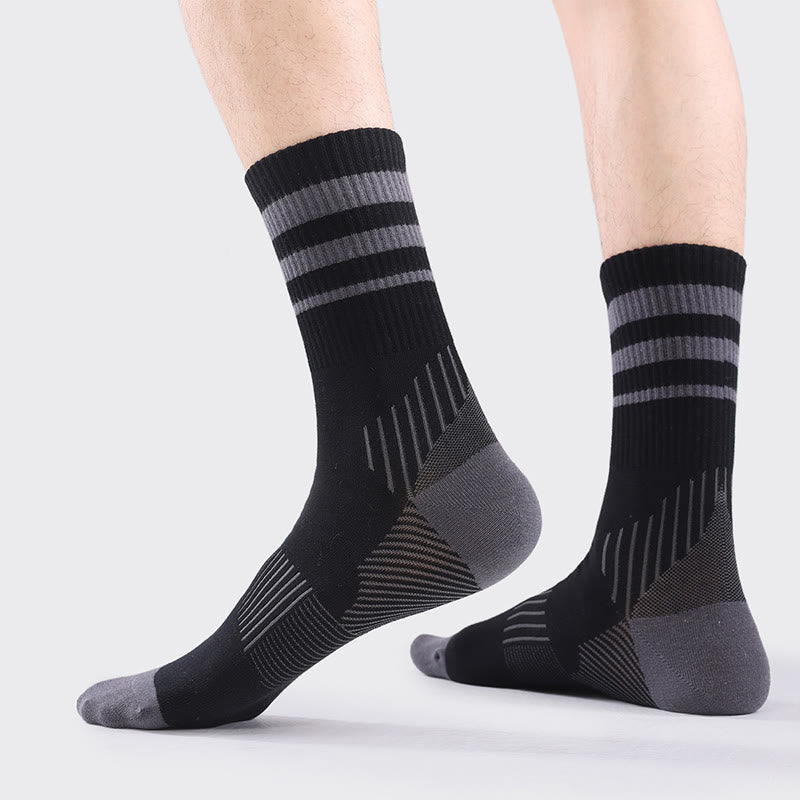 Chaussettes de compression Plusock Grande Taille à bord-côte (5 paires) - image 2