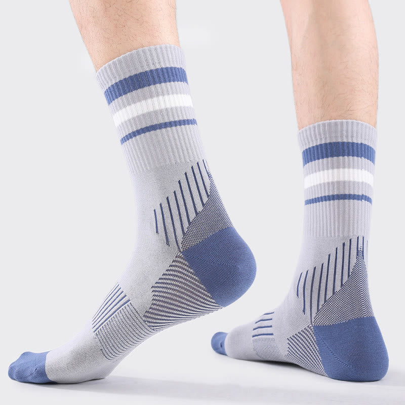 Chaussettes de compression Plusock Grande Taille à bord-côte (5 paires) - image 4