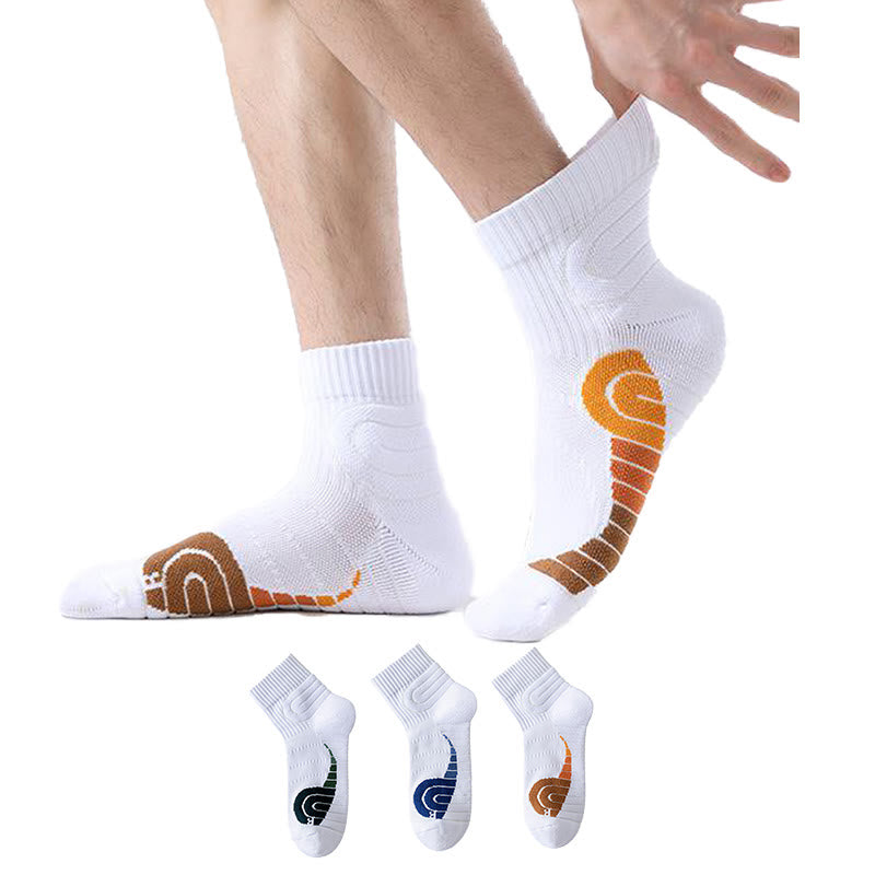 Chaussettes de compression de tennis grandes tailles pour chevilles (3 paires) - Multicolore - EU38-44(US5-10) - image 0