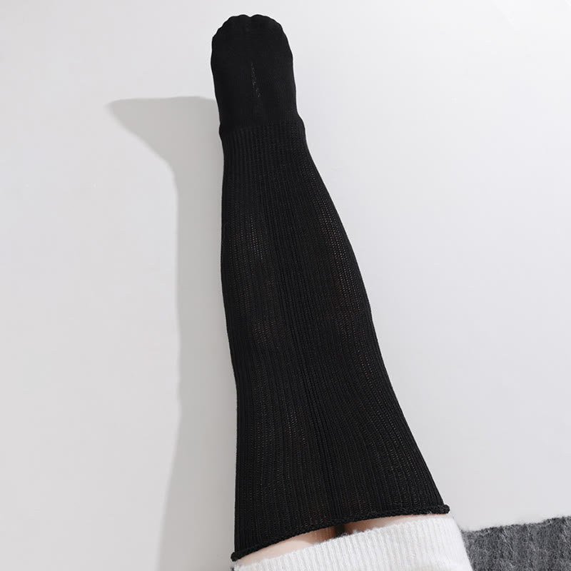 Chaussettes hautes en coton souple - image 13