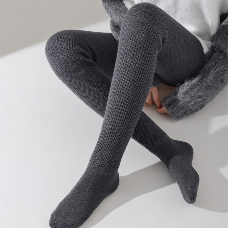 Chaussettes hautes en coton souple Plusock grandes tailles - image 8