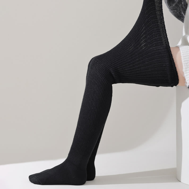 Chaussettes hautes en coton souple - image 4
