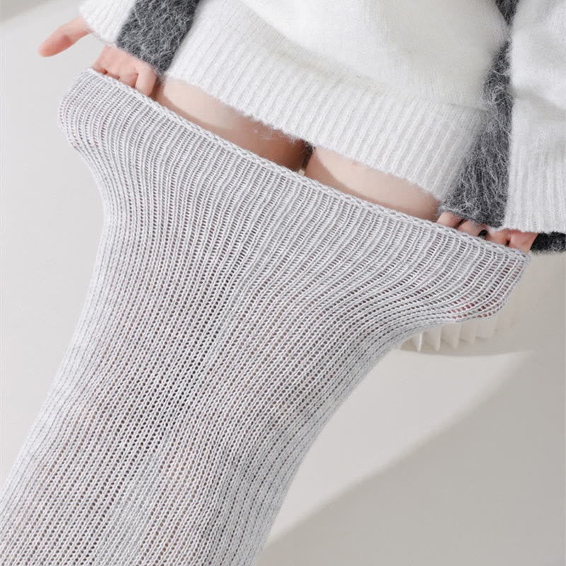 Chaussettes hautes en coton souple - image 17