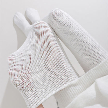 Chaussettes hautes en coton souple - image 18
