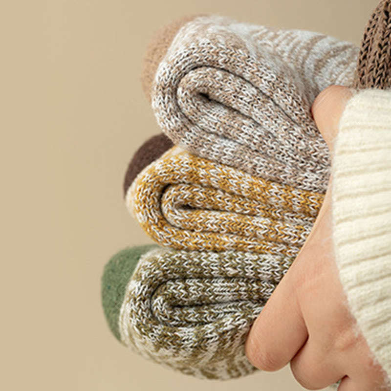 Chaussettes basses en peluche douce grande taille Plusock (5 paires) - image 10