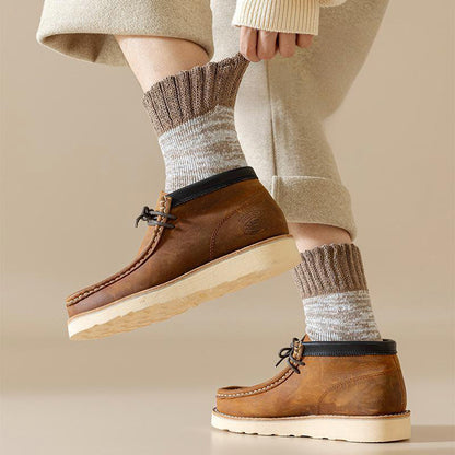 Chaussettes basses en peluche douce (5 paires) - image 8