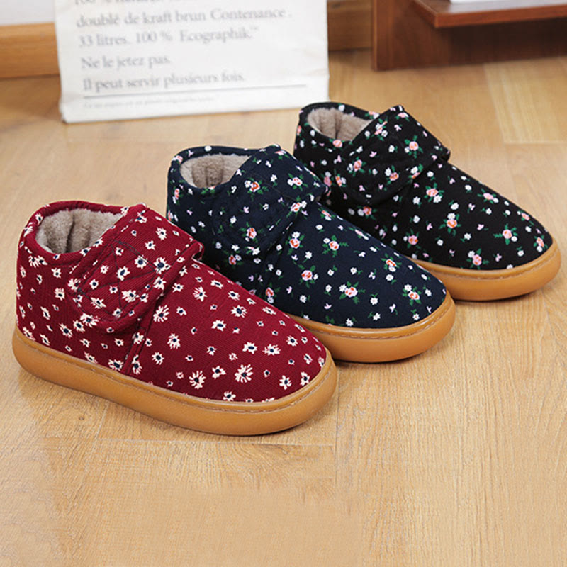 Pantoufles fleuries Plusock grandes tailles - image 9