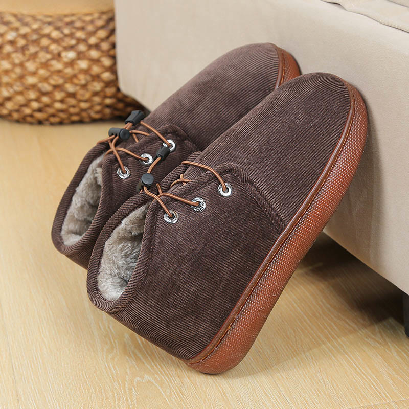 Pantoufles Plusock grandes tailles qui restent chaudes - Café - EU46-47(US12-12.5) - image 14