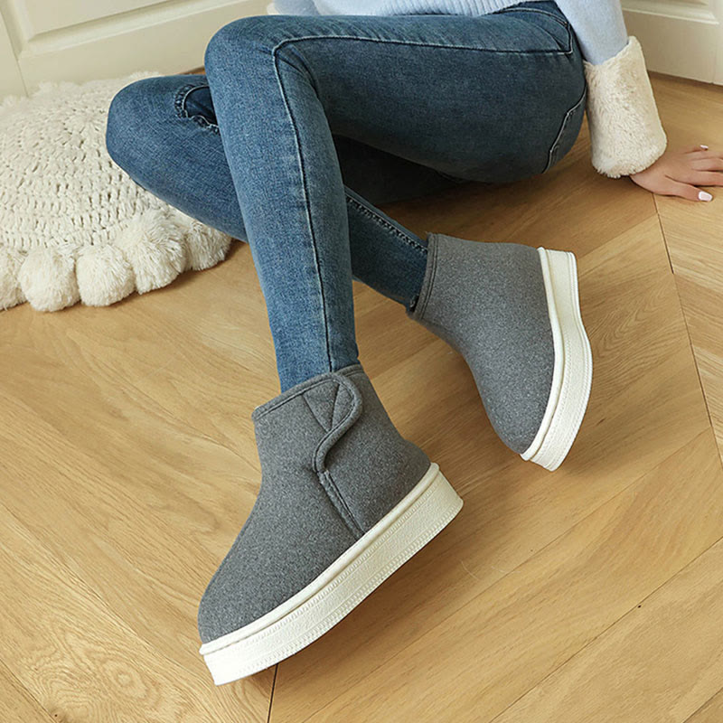 Pantoufles Plusock grandes tailles, couleur unie et résistantes - image 4