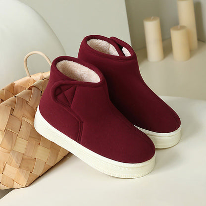 Pantoufles Plusock grandes tailles, couleur unie et résistantes - Vin - EU43-44(US9-10) - image 12