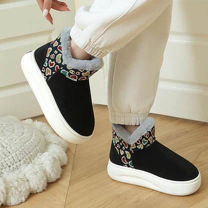 Pantoufles Plusock grande taille à motif cœur - image 1