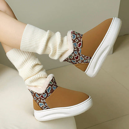 Pantoufles Plusock grande taille à motif cœur - image 7