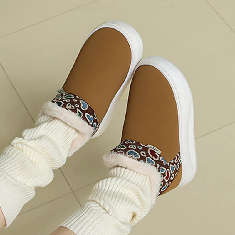 Pantoufles Plusock grande taille à motif cœur - image 6