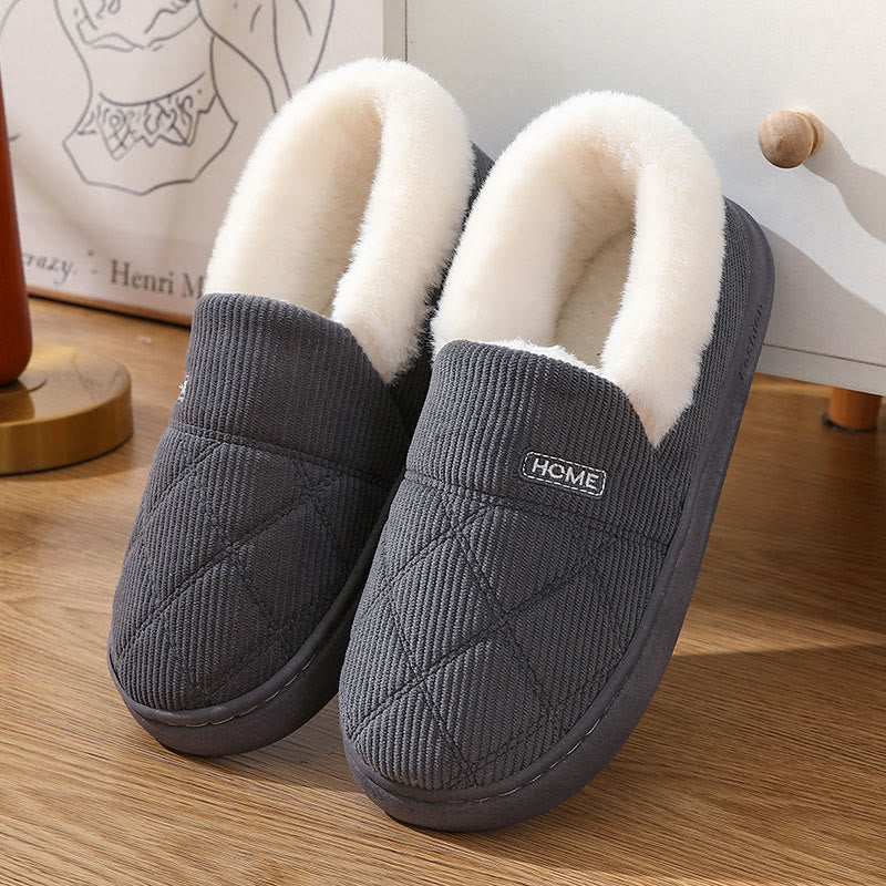 Pantoufles confortables et simples, grandes tailles - Gris - EU44-45(US10-11) - image 11