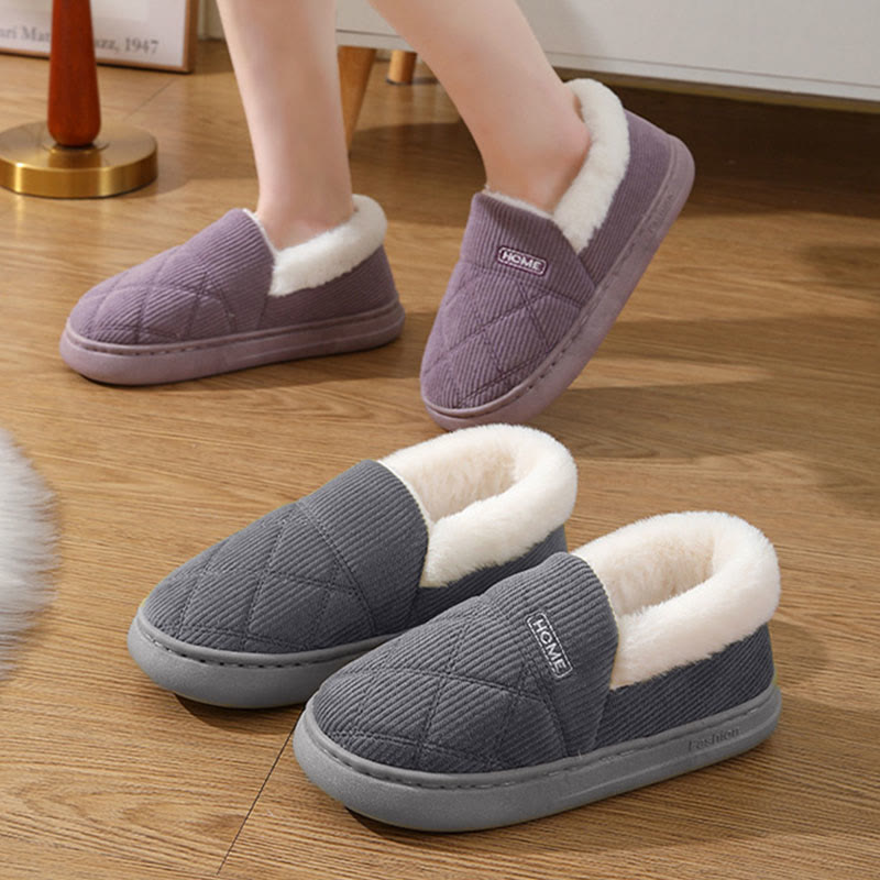 Pantoufles confortables et simples, grandes tailles - image 1