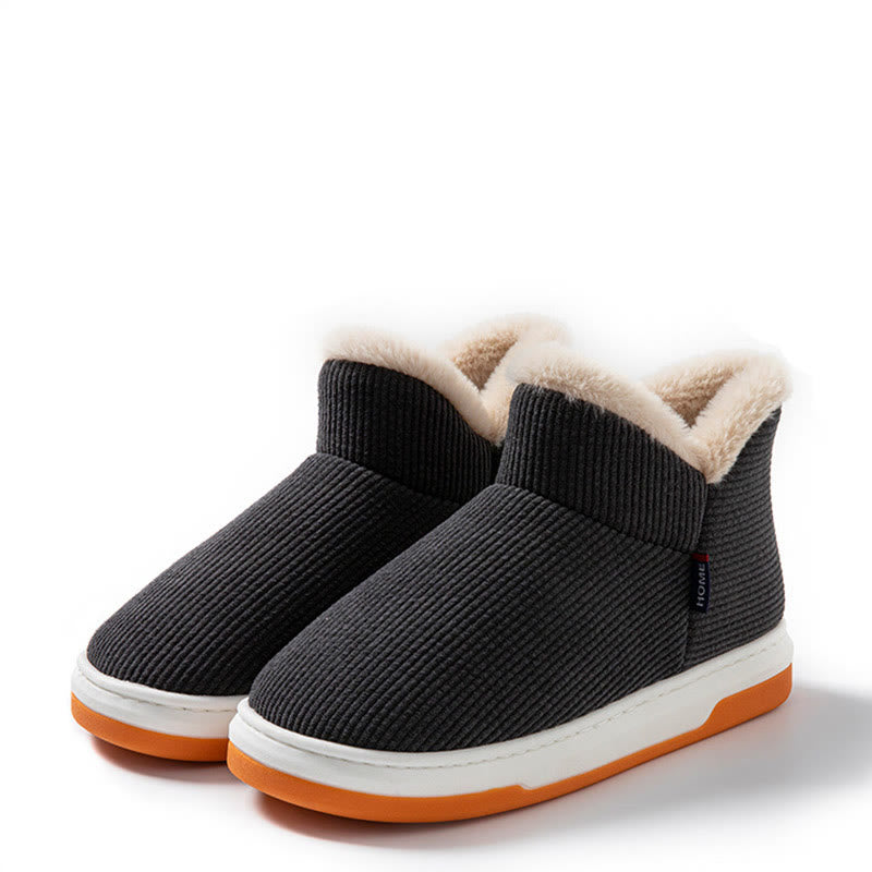 Pantoufles Plusock Grande Taille avec doublure polaire extra épaisse - Gris - EU43-44(US56.5-7) - image 13