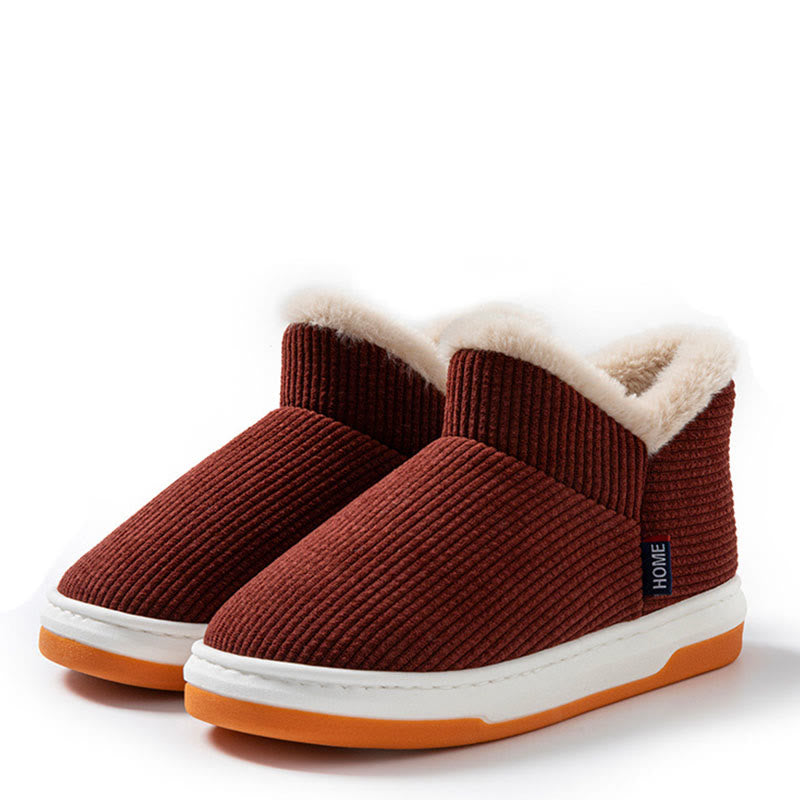 Pantoufles Plusock Grande Taille avec doublure polaire extra épaisse - Vin - EU43-44(US56.5-7) - image 11