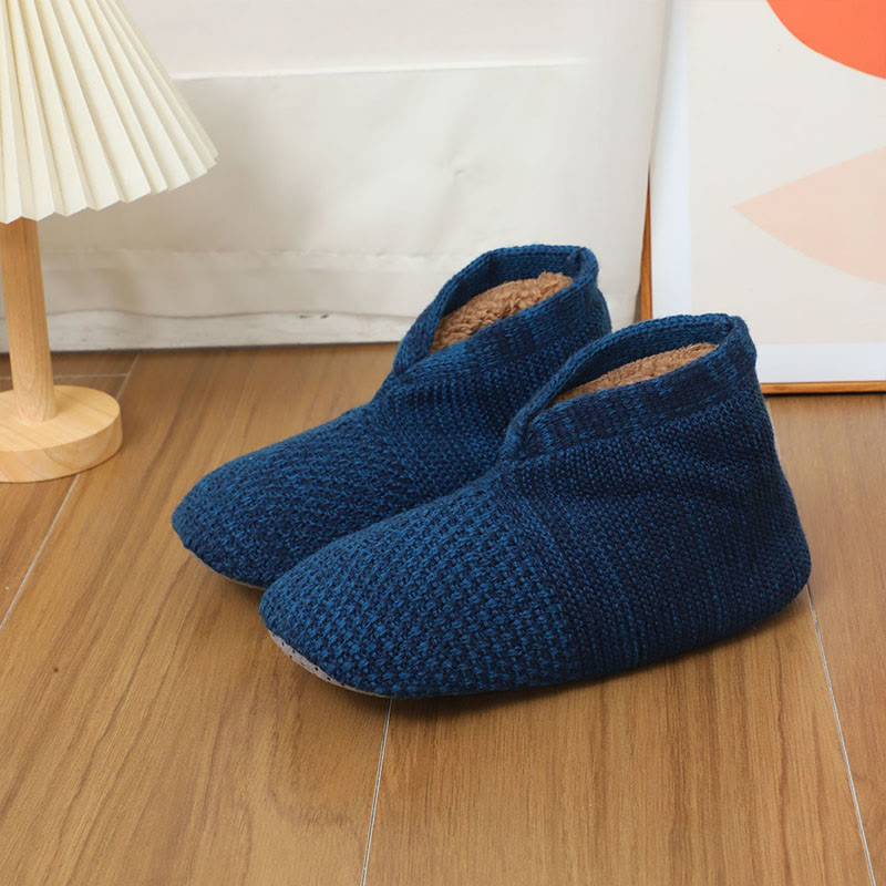 Chaussettes-chaussons pliables grande taille - Bleu marine - EU40-43(US7-9) - image 12