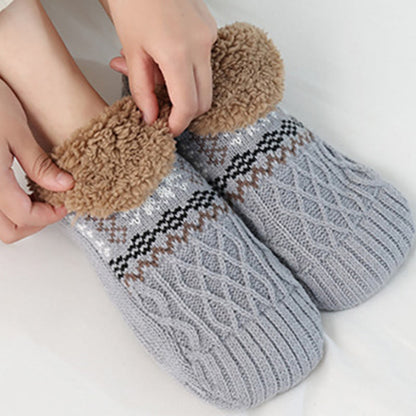 Chaussettes-chaussons flocons de neige grandes tailles - image 15
