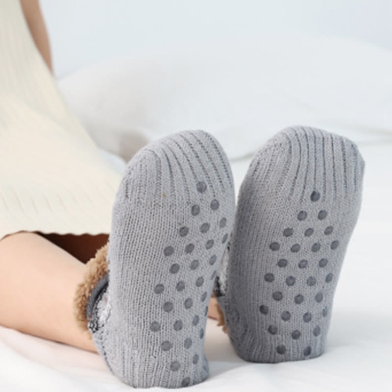Chaussettes-chaussons flocons de neige grandes tailles - image 16