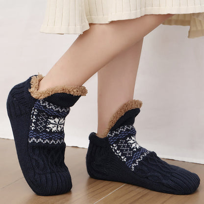 Chaussettes-chaussons flocons de neige grandes tailles - image 21