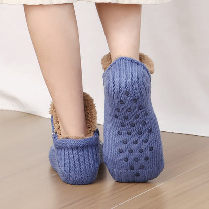 Chaussettes-chaussons flocons de neige grandes tailles - image 7