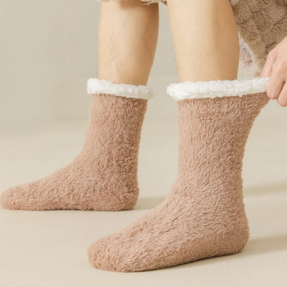 Chaussettes-chaussons grandes tailles douces pour la peau - image 3