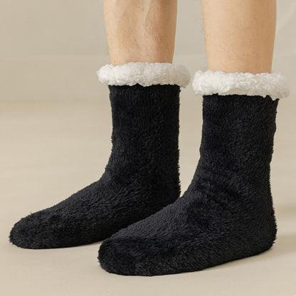 Chaussettes-chaussons grandes tailles douces pour la peau - image 2