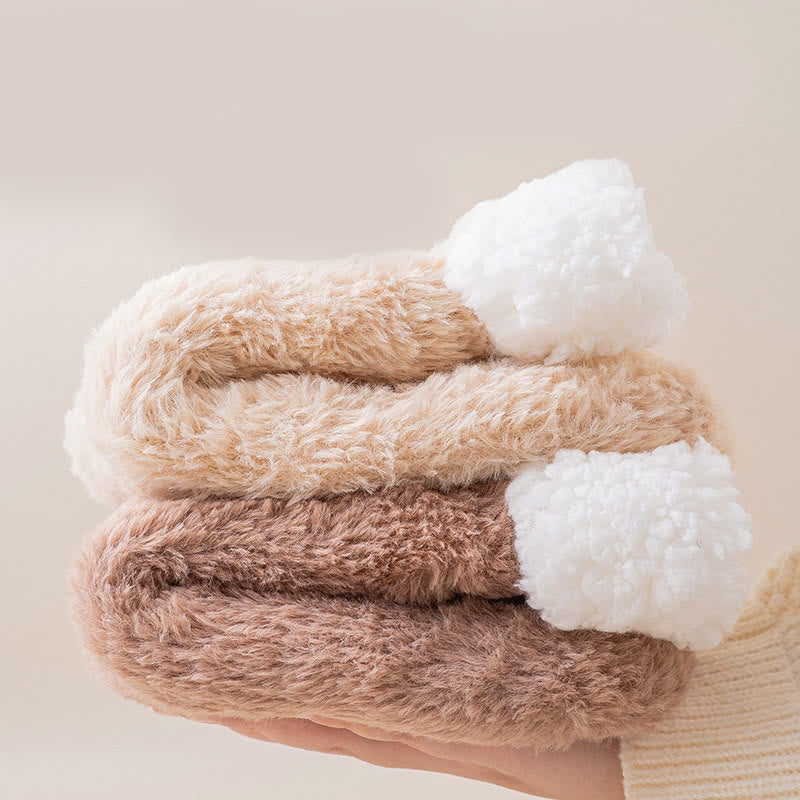 Chaussettes-chaussons grandes tailles douces pour la peau - image 14