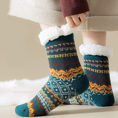Chaussettes-chaussons ethniques grandes tailles - image 8
