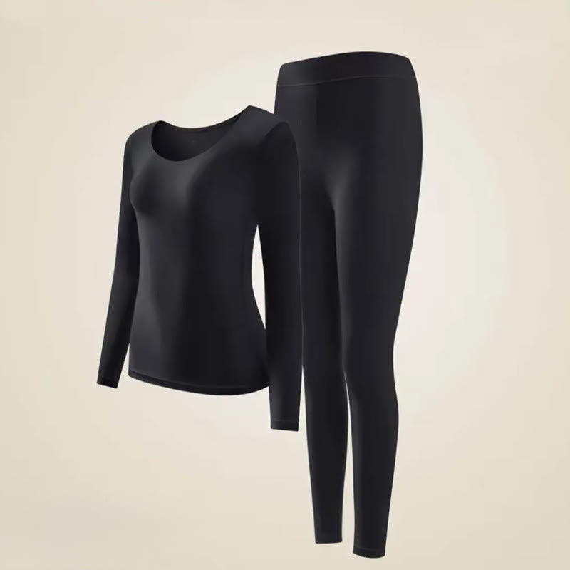 Sous-vêtement chauffant Plusock Camellia Essence - Noir - XL - Un ensemble - image 14