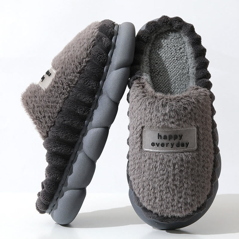 Pantoufles Happy Everyday grandes tailles - Gris - UE46-47 (US9-10) - image 5