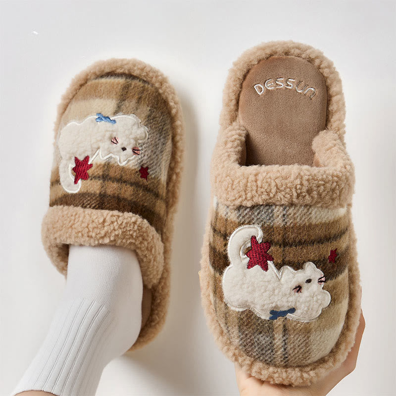 Pantoufles chat mignonnes grande taille - Café - EU43-44(US9-10) - image 7