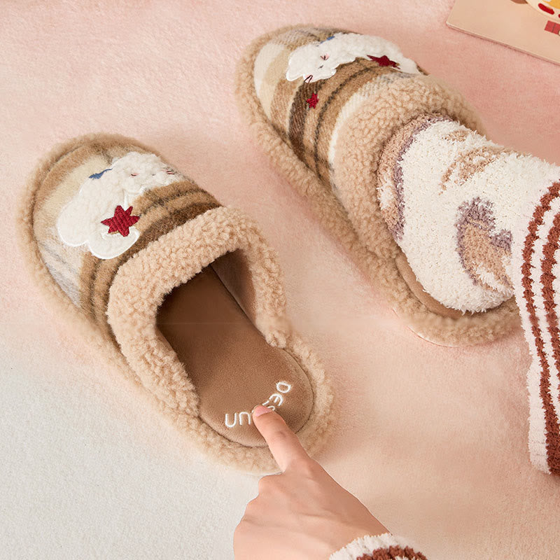 Pantoufles Plusock grandes tailles à motif chat mignon - image 2