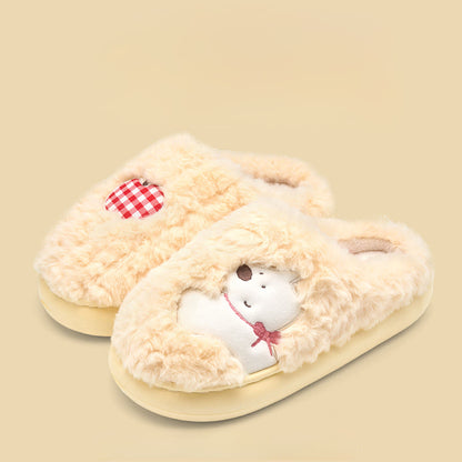 Pantoufles chiot en peluche grande taille - Jaune - EU44-45(US10-11) - image 10