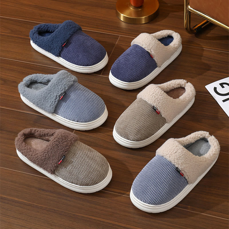 Pantoufles Plusock grandes tailles à doublure polaire épaisse - image 6