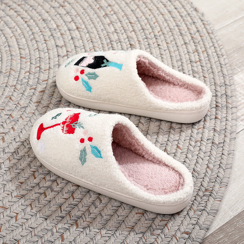 Pantoufles Plusock grandes tailles en forme de verre à vin et baies - image 4